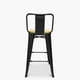thumbnail image 3 of Taburete Medio 66 Tolix Asiento madera c/ resp Negro, 3 of 4