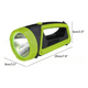 thumbnail image 2 of Linterna Portátil Multifuncional Reflector Led Recargable Blanco Negro, 2 of 3
