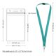 thumbnail image 3 of Lanyards WEZEBEL, paquete de 12, con cierre de seguridad y porta credencial impermeable, 3 of 6