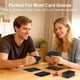 thumbnail image 4 of Cartas De Juego Impermeables Negras 2 Mazos Con Dados, 4 of 7