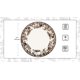 thumbnail image 2 of Plato de Cena Spode 27 cm con Borde de Flores y Grouse Rojo, 2 of 6