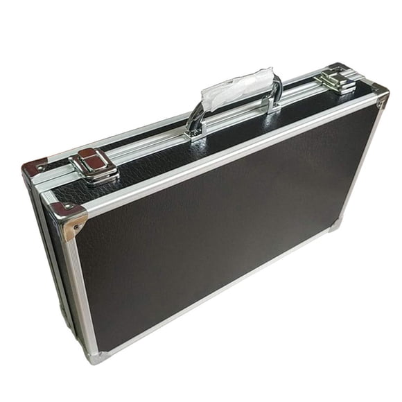 Mic Gear Storage Box Sistema De Guía Con Asa Caja De Instrumentos Estuche Para Micrófono Negro