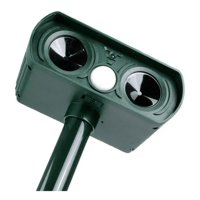 Genérico - Sensor Repelente Para Animales Solar - Miki Imports