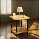 thumbnail image 1 of Mesa Centro Minimalista Madera Almacenamiento Espacio Reducido, 1 of 2