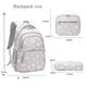 thumbnail image 2 of Set de mochilas EKUIZAI Daisy Prints para niños con lonchera y estuche para lápices, 2 of 3