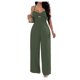 thumbnail image 1 of Conjunto Mono Sin Mangas De Mujer Verde Pierna Ancha, 1 of 6