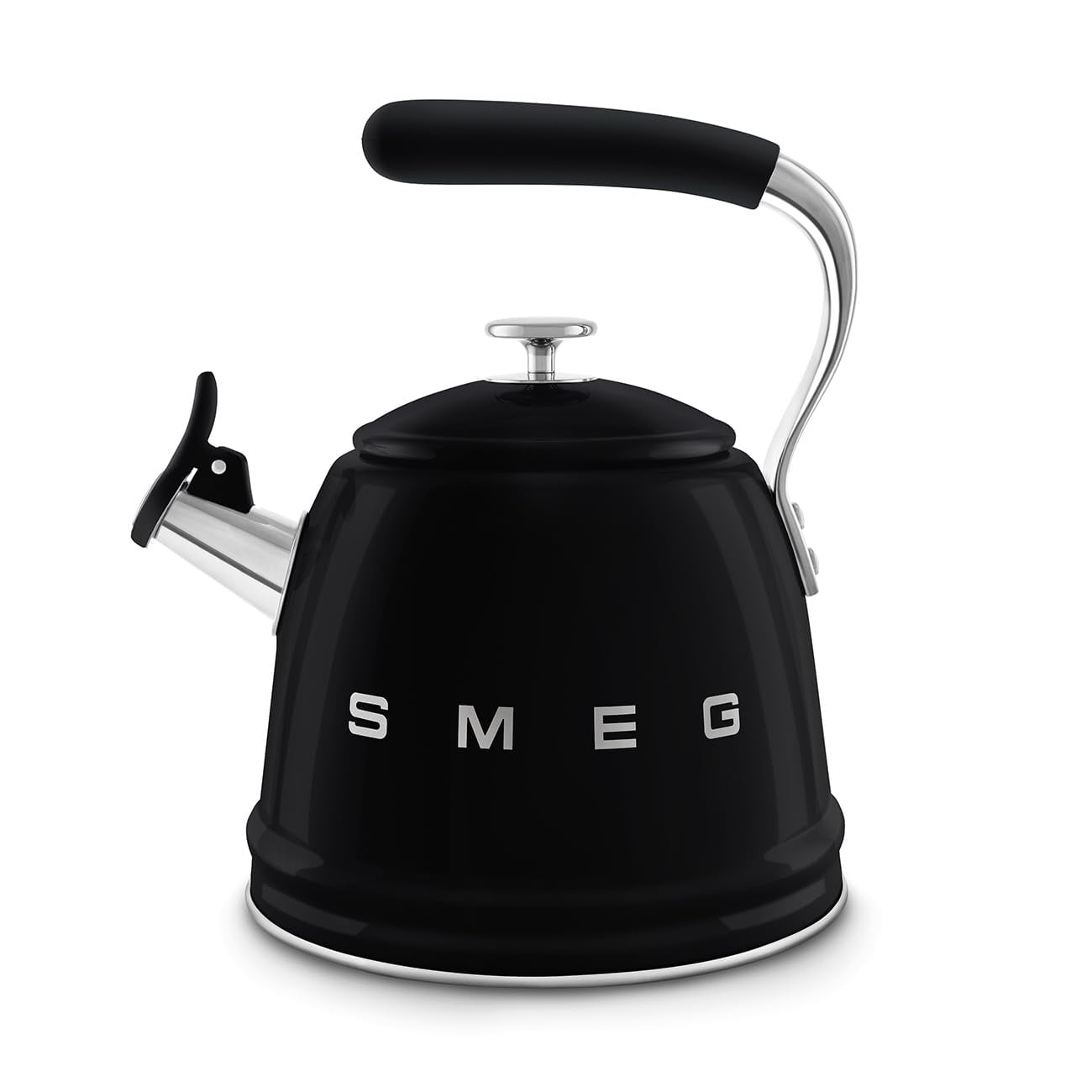 Kettle Smeg Smeg - Estufa Para Inducción, Diseño Retro, 2,4 L, Color Negro