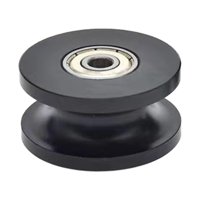 Ioensy - Pieza De Repuesto Resistente Al Desgaste Del Negro Del Gimnasio De La Máquina Del Cable De La Rueda De La Polea Del Cojinete