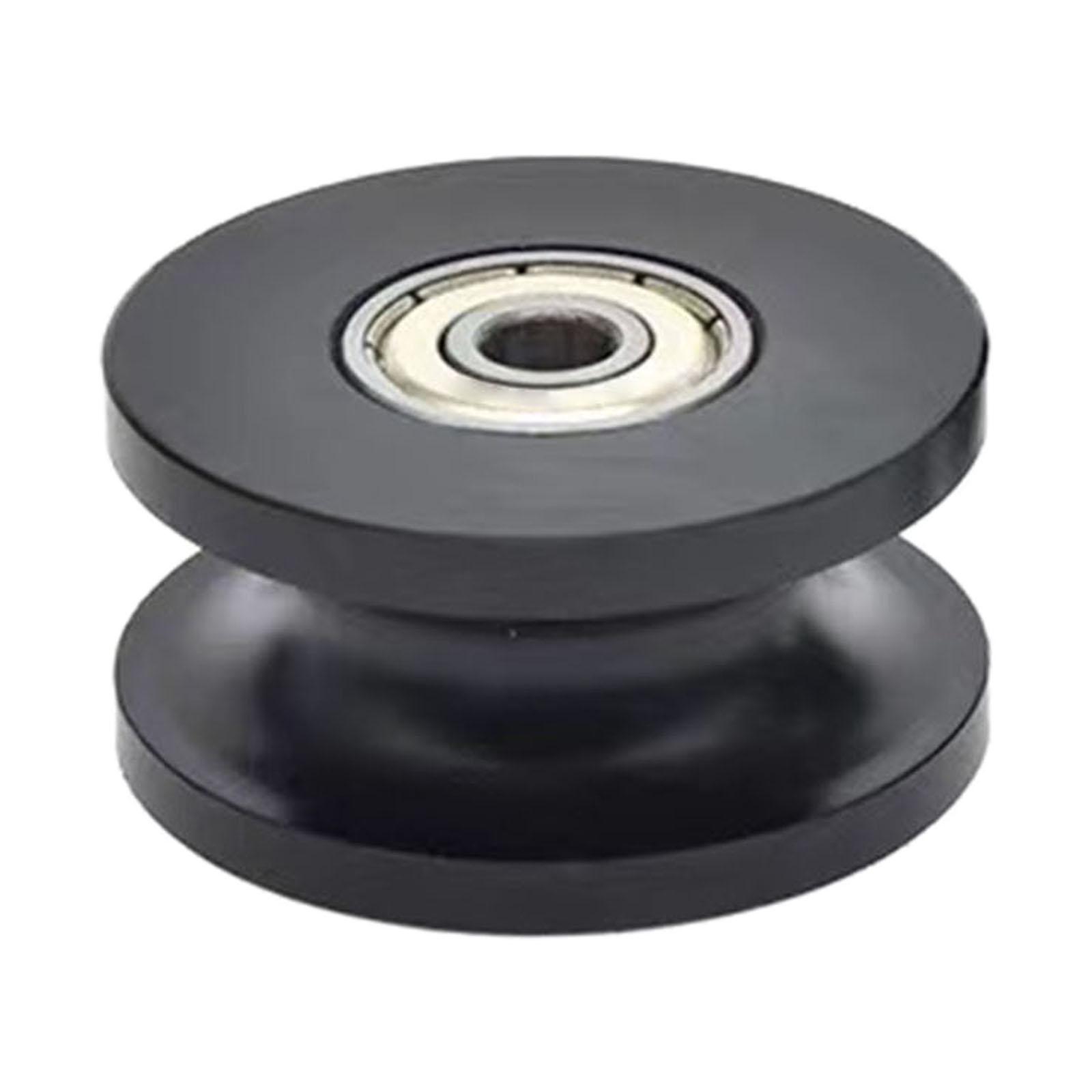 Ioensy - Pieza De Repuesto Resistente Al Desgaste Del Negro Del Gimnasio De La Máquina Del Cable De La Rueda De La Polea Del Cojinete