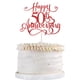 thumbnail image 2 of Decoración para tartas Qertesl con purpurina para celebrar el 50 aniversario, color rojo, 2 of 8