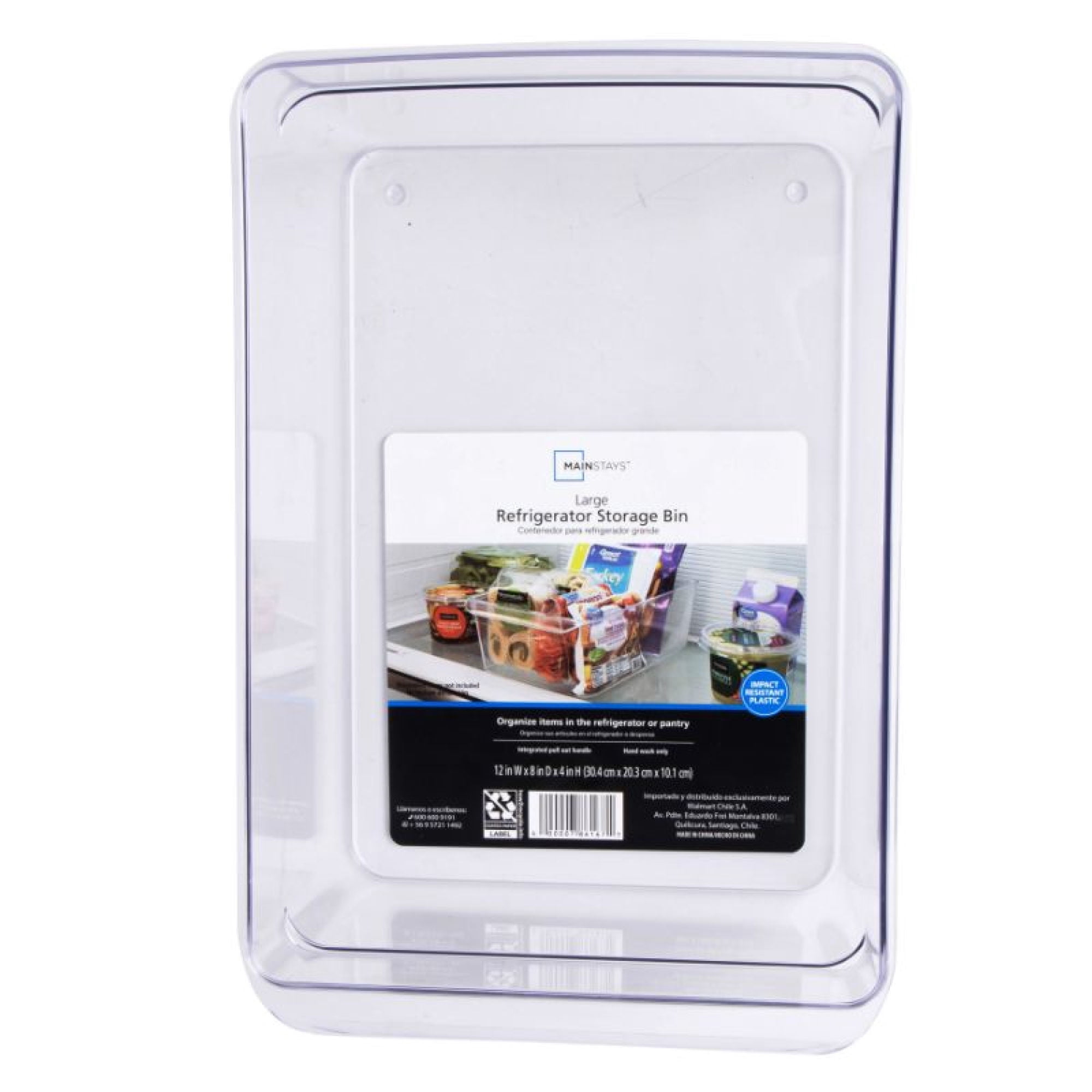 Bandeja Organizadora Refrigerador L Transparente