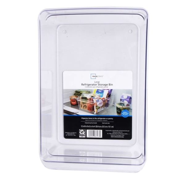 Bandeja Organizadora Refrigerador L Transparente