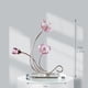 thumbnail image 2 of Crystal Flower Figurine Lucky Flower Clover Decoration For Friends Lucky Collection Gift Holiday Gift For Wedding Party (With Gift Box), 2 of 3