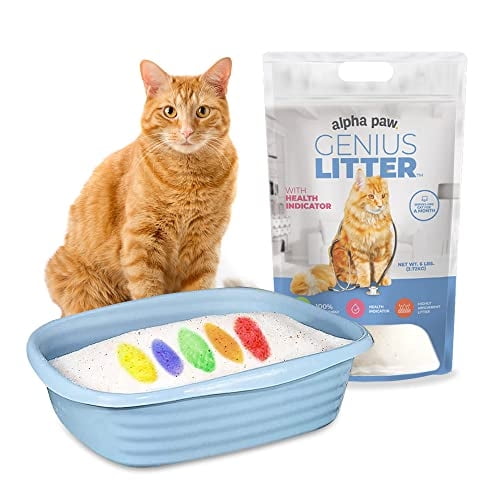 Indicador de salud para gatos Alpha Paw Genius, 2,7 kg, 5 colores
