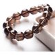 thumbnail image 2 of 14mm Natural Smoky Quartez Brown Quartez Cristal Transparente Round Beads Mujeres Hombres Bracelet AAAA, 2 of 4