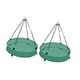 thumbnail image 2 of Paquete de 2 comederos para pájaros, cuencos colgantes, fácil instalación, decoración importante, aro para comedero de pájaros para exteriores, jardín, 2 of 5