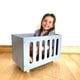 thumbnail image 3 of Cuna De Madera Olivia Gris, 3 of 3