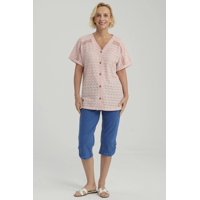 Fashionspark - Polera Mujer Lisa Abotonada Verde Claro