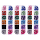 thumbnail image 1 of Arte de uñas de cristal con base plana mixta y diamantes de imitación, 1 of 5