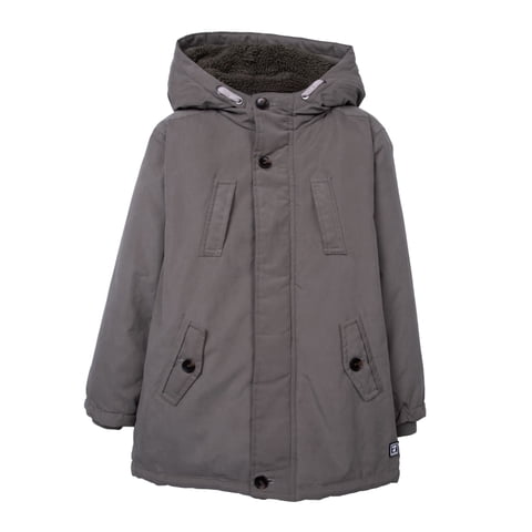 Pillin - Chaqueta Niño Gabardina Forro Térmico Con Gorro Verde