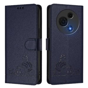 Funda Tipo Cartera Foxdock Para Tcl 60 Nxtpaper Con Soporte, Ranuras, Rfid, Diseño De Gato