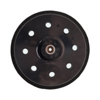 Magideal - Almohadilla De Pulido Almohadilla De Lijado Placa De Soporte De Lijadora De Gancho Base De Lijado Fabricada En Goma Resistente Y Fácil De Instalar