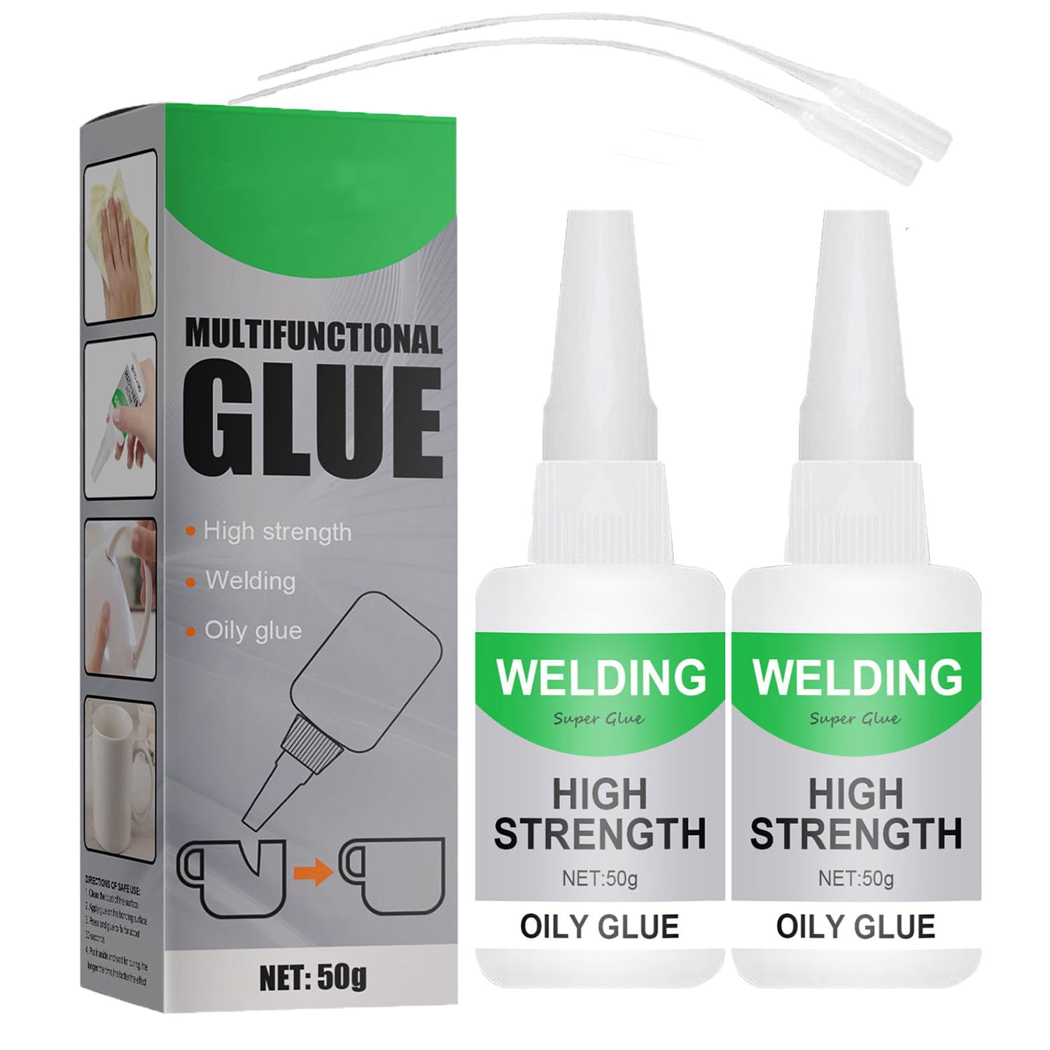 Pegamento De Soldadura Daileg, Oleoso De Alta Resistencia, 50 G, Para Metal Y Plástico