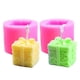 thumbnail image 2 of Molde de silicona para jabón con forma de caja de regalo, moldes para hornear fondant, moldes para pasteles, velas aromáticas, molde de yeso para hacer jabón DIY., 2 of 8