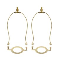 Magideal - 2 Piezas De Pantalla De Lámpara, Accesorios De Iluminación De Arpa, Soporte, Base De Luz, Accesorio De Luz, Arpa De Lámpara Para Mesa/Luz De Suelo Oro