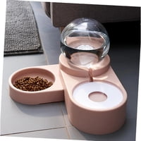 Genérico - Bebedero Esfera Fuente De Agua Y Comida Para Mascotas - Rosa