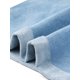 thumbnail image 5 of Agnes Orinda Peto Corto de Mezclilla Talla Grande para Mujeres Escuela Universidad Tirantes Ajustables Dobladillo Enrollado 5 Bolsillos Mono Vaquero Peto Corto 2X Azul Claro, 5 of 6