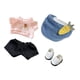 thumbnail image 1 of Camiseta De Muñeca + Accesorios De Disfraz De Pantalones Vaqueros Para Muñecas Colgantes De 15 Cm Regalos De Año Nuevo Estilo C, 1 of 3