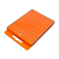 Ioensy - Caja De Almacenamiento Para Brocas, Contenedor Para Brocas, Organizador Vacío Para Garaje, 12,7 X 10,1 X 1,38 Cm