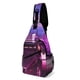 thumbnail image 1 of Grimace Riñonera Bandolera con Estampado Integral para Hombres y Mujeres, Bolso Cruzado Gráfico de Tendencia, Mochila de Hombro Streetwear para Ciclismo y Deportes, Riñonera Versátil Casual, 1 of 6