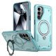 thumbnail image 1 of Para Samsung Galaxy A27 5G Funda con Soporte de Anillo en O Magnético Invisible a Prueba de Golpes, Azul Claro, para Galaxy A27 5G, 1 of 6