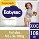 thumbnail image 1 of Pañal De Bebé Babysec Super Premium Xxxg 108un, 1 of 2