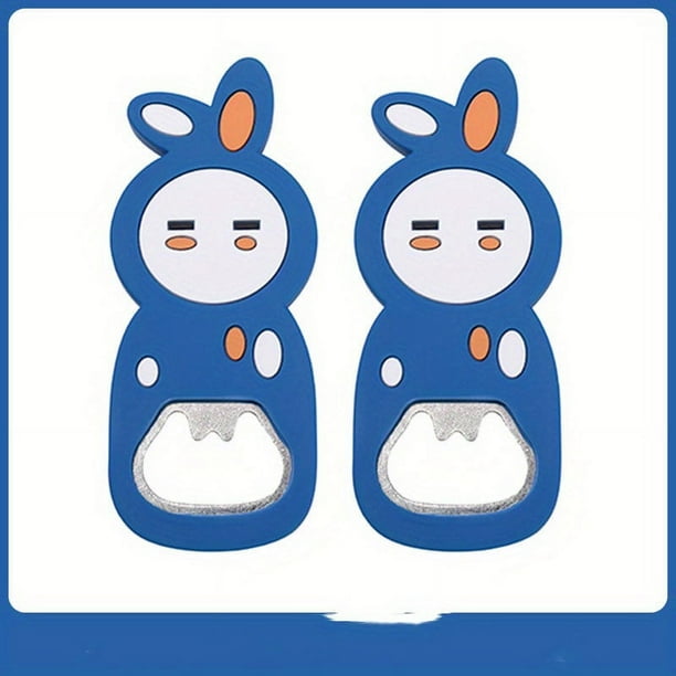 1/2/3pcs, Fridge Magnets, Cute Refrigerator Magnetic Beer Bottle Opener, Cartoon Magnetic Bottle Opener, Refrigerator Magnets, Whiteboard Magnets Sticker, Decorative Refrigerator Magnets, Kitchen Uten