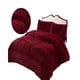 thumbnail image 2 of Pack Cobertor De Invierno Peludo 2 Plazas 230x250cm Burdeo, 2 of 4