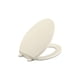thumbnail image 1 of Asiento de inodoro KOHLER Brevia alargado en forma de almendra con cierre rápido, 1 of 5