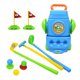 thumbnail image 3 of Juego De Minigolf De Plástico De 9 Piezas Juego De Palos De Golf Para Ni?os Juego De Deportes Al Aire Libre Azul, 3 of 5