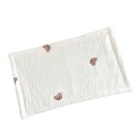 Magideal - Almohada Para Dormir Para Bebé, Almohadilla Para Dormir, Suave, Acolchada, Lavable, Para La Cabeza, Delgada, Plana, Para Recién Nacidos, Niñas, Niños, Oso