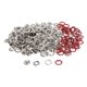 thumbnail image 5 of 50 Juegos Hollow Five Claw Button Prong Snap Buttons Iron Fasteners Red, 5 of 5