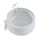 thumbnail image 2 of Alimentador de gamefowl alimentador de alimentos para pájaros colgantes de goma de goma de goma Tazón de pájaro tazas de bolas de pájaros tratos para 10.5cmx6.5cm, 2 of 5