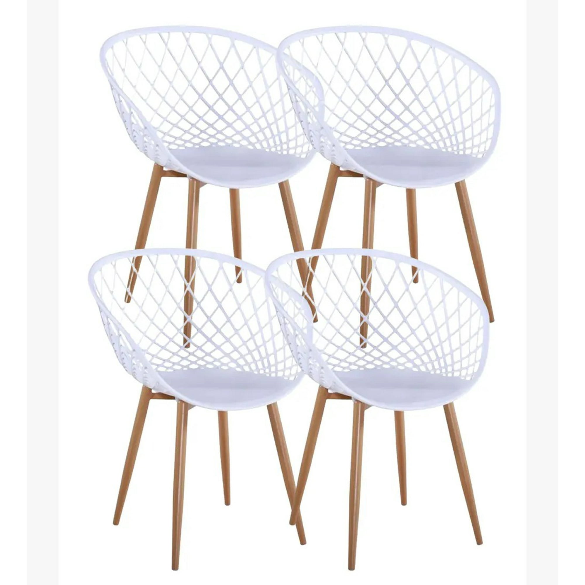 Cori Cori - Pack 4 Butacas Sitial Mesh Blanco