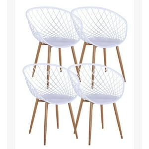 Cori Cori - Pack 4 Butacas Sitial Mesh Blanco