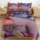 thumbnail image 2 of 3 Piece Bedding SetInside Out Emotions PatternComforter Set for Kids Boys Teen Tween 3D Lightweight Microfiber Bedding Sets, 2 of 5