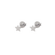 thumbnail image 2 of Aros De Plata 925 Estrella Lisa, 2 of 3