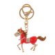 thumbnail image 2 of Llavero Con Dije De Caballo De Cristal De Diamantes De Imitación Rojos, Regalo, 2 of 3