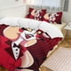 thumbnail image 2 of Juego de ropa de cama de Hazbin Hotel Helluva Boss, funda nórdica, ropa de cama de dibujos animados cómoda y ligera, 3 piezas (cas, 2 of 3
