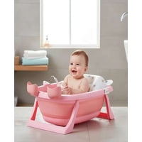 Imac Hogar - Bañera Infantil Plegable Cangrejo Rosa